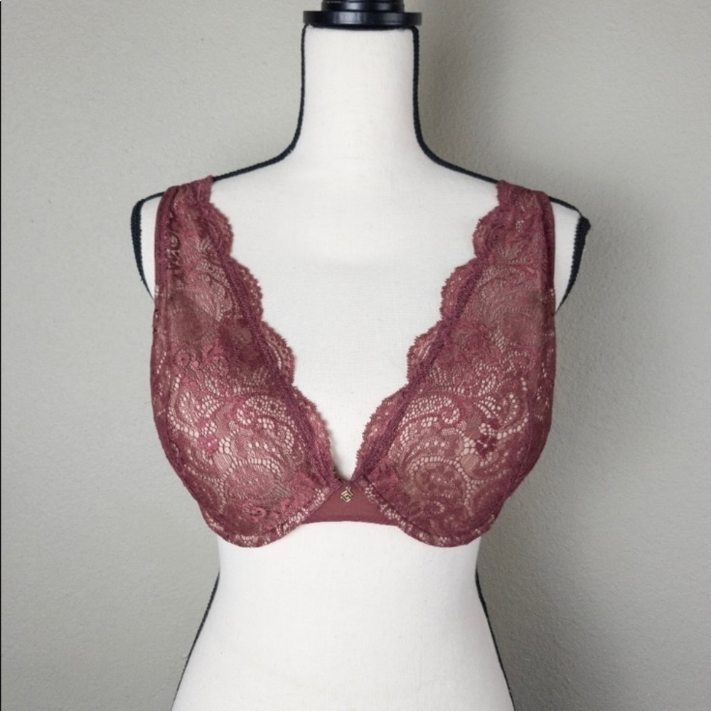 ThirdLove 24/7 Lace Contour Plunge Bra 42B